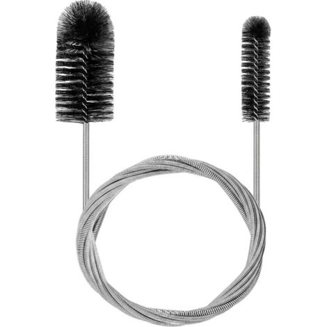 Brosse de Nettoyage Flexible 200cm Double Tête pour Canalisation et Tuyau (1/5)