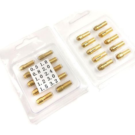 BESPORTBLE 20 Pièces Pinza de Laton para Herramienta Rotativa (1/5)