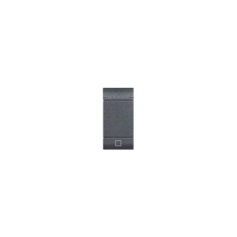 Manette Livinglight MyHOME BUS symbole STOP 1 module anthracite BTICINO L4915AEN (1/2)