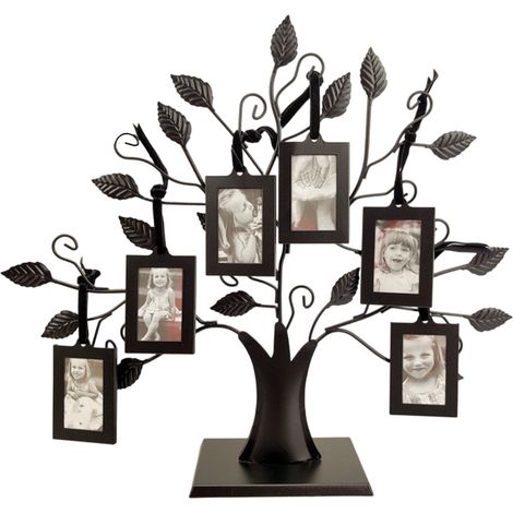 Arbre à photos de famille YINKUU tendance avec cadres suspendus - Décoration intérieure