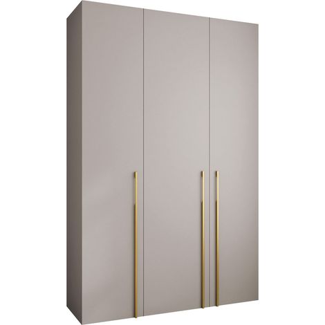 Armoire Hartford 571, Cachemire, 246x160x52cm, Portes d'armoire: Avec des charnières, Nombre d'étagères: 7 (1/5)