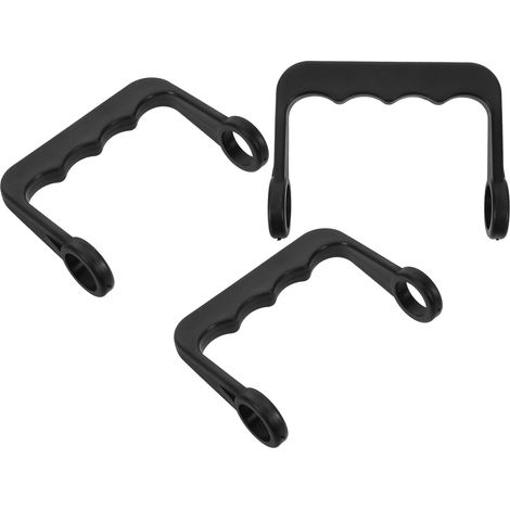Kit de 3 Poignées en Plastique pour Cric Hydraulique Horizontal 2,5 Tonnes, Accessoires de Remplacement pour Porte-vérin Horizontal, Poignée de Cric Robuste pour Usage Automobile (1/5)