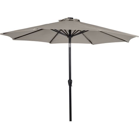Felix Parasol avec manivelle, fonction d'inclinaison, Ø 3 m, gris.