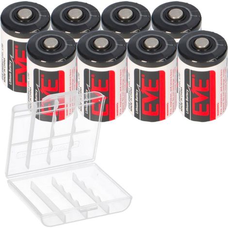 8x EVE Lithium 3,6V Batterie ER14250 1/2 AA ER 14250 + Box (1/5)