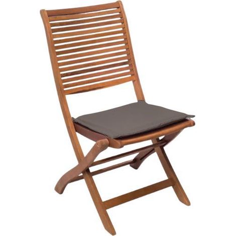 Cuscino per sedie da esterno marrone (1/4)