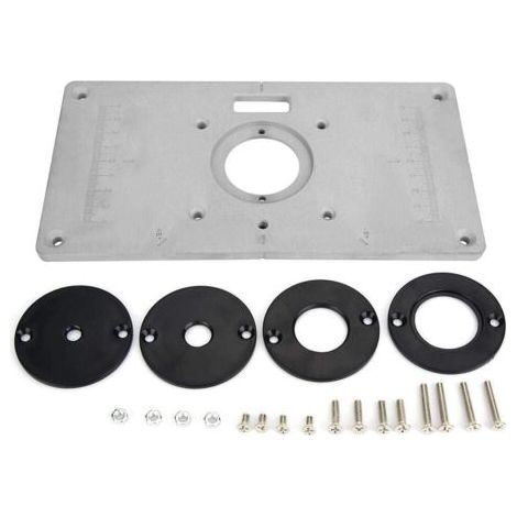DEESSE SHOP-Plat d'Insertion de Tableau de Routeur, Tableau en Aluminium de Routeur de DIY pour le Travail du Bois (1/5)