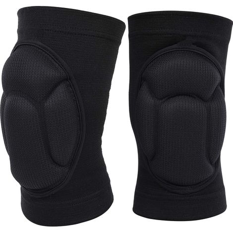 Genouillères de volley-ball pour hommes et femmes, protection antichoc en éponge épaisse, chaudes et antidérapantes, idéales pour le football, le yoga, la danse, le travail et le jardinage (lot de 2).