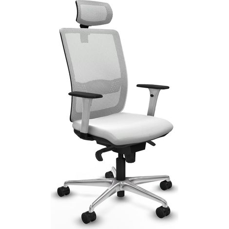 Sedia da ufficio piqueras y crespo ergonomica bianco schiuma (1/2)
