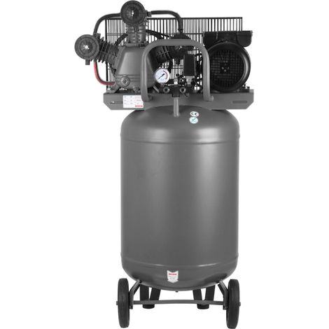 Compresor de aire VERTICAL profesional con certificado CE por correa, 100 litros 4 CV 8 Bares