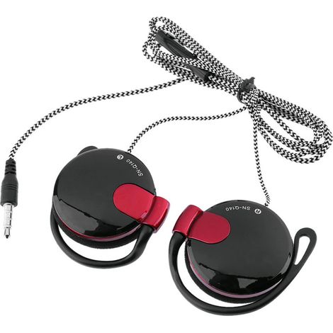 Irovami Casque de jeu filaire 3,5 mm, écouteurs de sport supra-auriculaires avec microphone et télécommande intégrée pour smartphones, tablettes, ordinateurs portables et PC de bureau. (1/5)