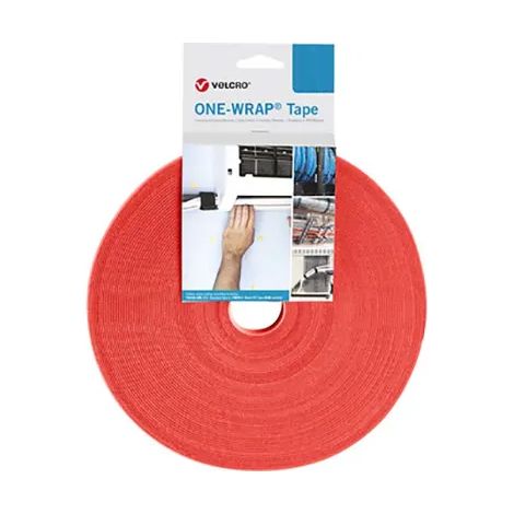 Velcro One Wrap Tape presilla Velcro cable tie Polipropileno (PP) Rojo 1 pieza(s)