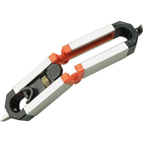 Règle de contour pliable et précise avec verrouillage réglable, outil de traçage et de profilage de formes irrégulières, règle de dessin et de mesure pour le bricolage, la construction et le travail d (1/5)