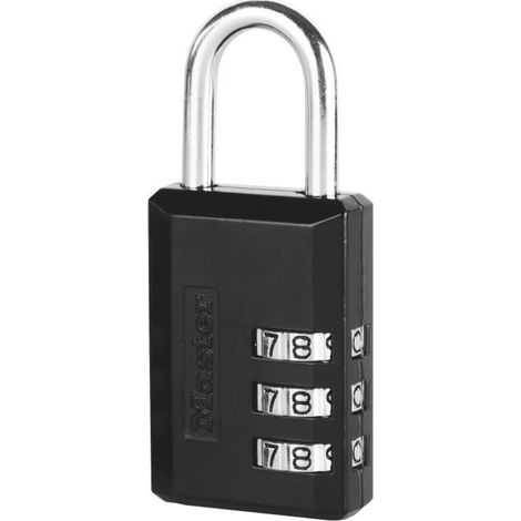 Candado de acero con combinación de 30 mm MASTER LOCK (1/3)