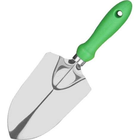 [RM] Pelle en bois et fer pour jardinage, jardinage et travaux manuels, 26,5 x 10 cm, 1 pièce, couleurs assorties (1/5)