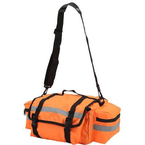 Sacs d'urgence vides et étanches pour l'extérieur, grande capacité, orange, pour premiers secours. (1/5)