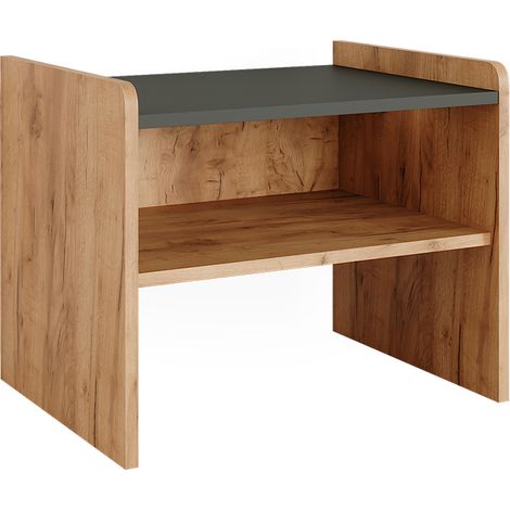 Esszimmerbank Roman, Goldkraft Eiche/Anthrazit, 53.5 x 41.1 cm, Vicco