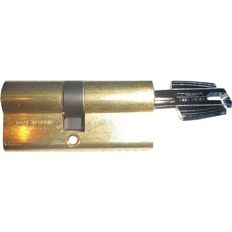 TESA BOMBILLO SEGURIDAD T60 30X30 LATON MED.CILINDRO 30X35 ACABADOS LATON