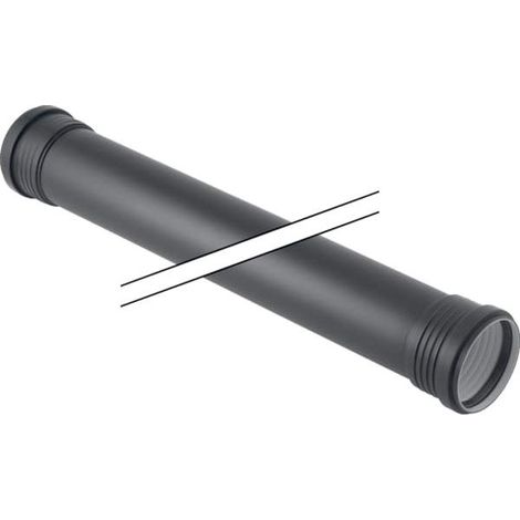 Geberit Silent-PP Rohr L:1000mm, DN125 mit 2 Muffen (1/5)