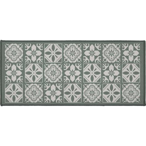 Tapis de Cuisine "Constantine" 50x120cm Sauge
