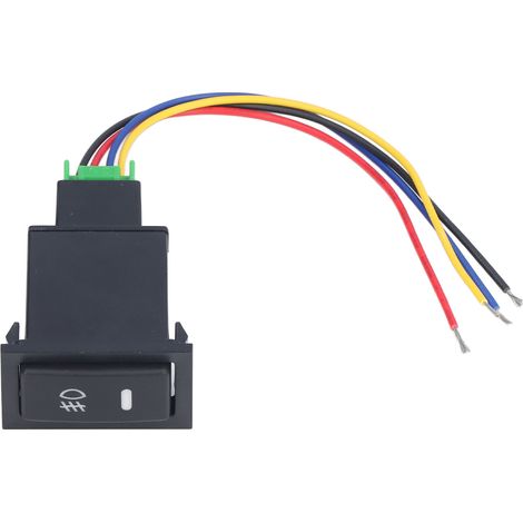 Interrupteur anti-brouillard ABS 12V pour véhicule, commutateur électrique avec protection IP67, 3A, 5 broches, livré seul (1/5)