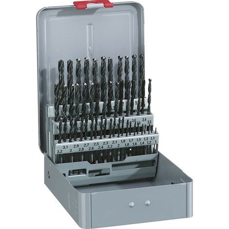 Alpen HSS Spiralbohrer 50-tlg Kreuzanschliff AC 1-5,9 x 0,1mm Metallkassette (1/2)