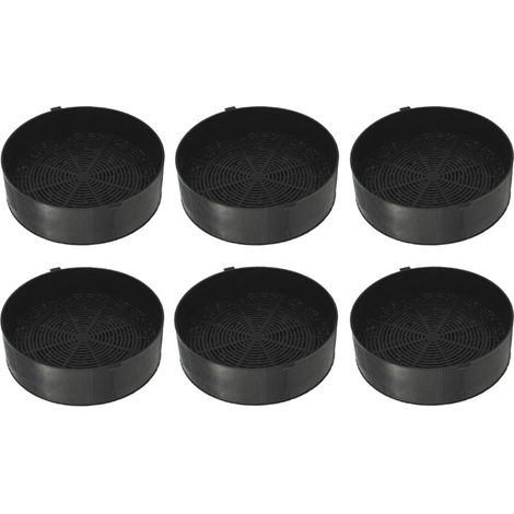 Trade-Shop Aktivkohle-Filter für turboair 421113 421117 AE901E C593N CB42A1 GZD1125 / Zubehör für Dunstabzugshauben - 6 Stück