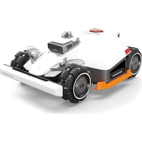 MAMMOTION LUBA 3 AWD 5000 Robot Tagliaerba Senza Filo Perimetrale, per 5000 m², Posizionamento LiDAR+NetRTK+AI Vision Tri-Fusion 360°, Trazione Integrale per Pendenze all'80%