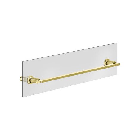 Toallero Gessi Inciso 600 mm, montaje en pared de cristal,