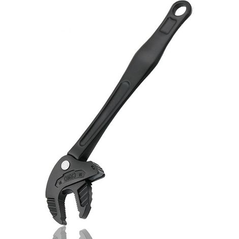 [JAMAIS UTILISÉ]Clé à molette réglable à mécanisme autobloquant, mâchoire à cliquet, 19-24 mm, type industriel, pour la réparation de tuyaux, l'entretien automobile et les travaux domestiques. (1/5)