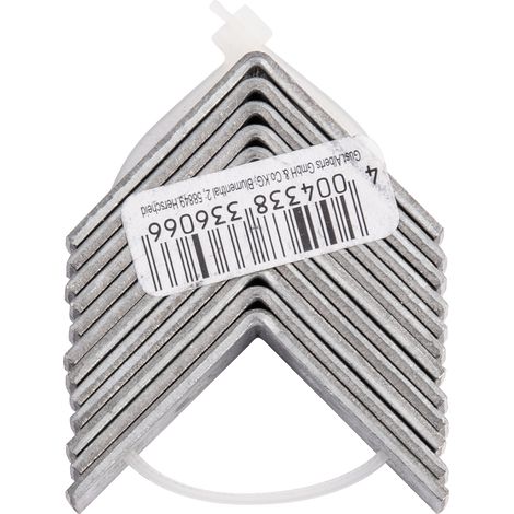 Équerre de chaise – galvanisée Sendzimir – 25 x 25 x 14 mm –Set de 12 pièces – Marque Alberts (1/2)