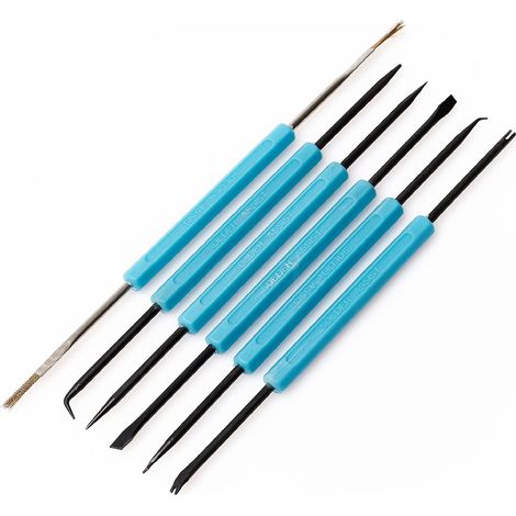 Set attrezzi 6 pezzi (ganci, raschietti)