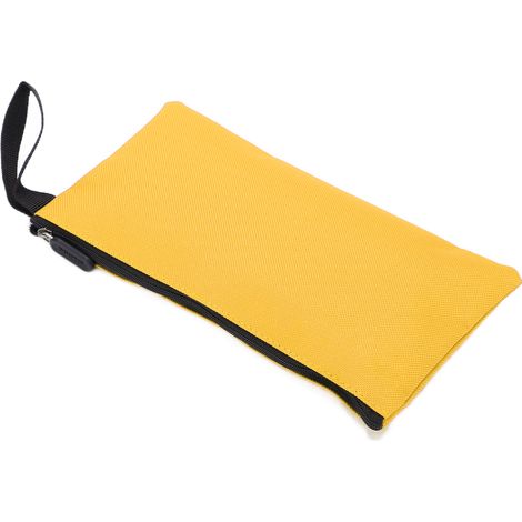Sac étanche robuste pour outils avec fermeture à glissière, transport facile - Idéal rangement équipement jaune