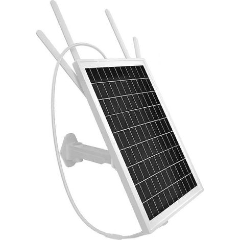 Solarbetriebener 4G-LTE-WLAN-Router, wasserdicht (IP66), WLAN-Zugangspunkt für den Außenbereich für Sicherheitskameras