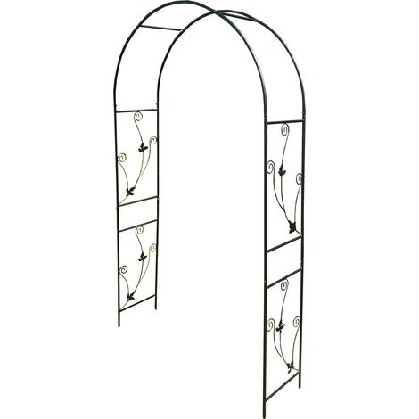 Metal Weatherbury Leaf Scroll Arch Garden Arch (1/5)