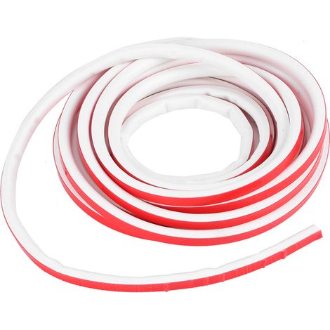 9x8mm 6M D-förmige Silikondichtungsleiste für Türen und Fenster, Einbruchschutz, Haushaltsbedarf. (1/5)