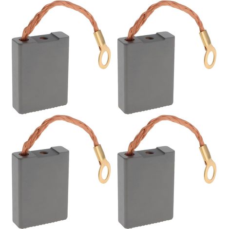 Lot de 4 Balais de Charbon pour Meuleuses D'angle avec Coupure Automatique 6 X 16 X 22 Mm Compatible avec BWS 2305 (1/5)