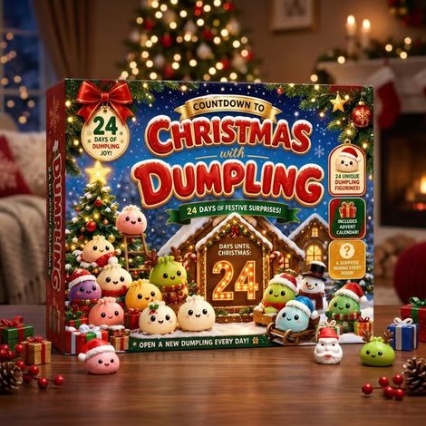 LYERCW - Calendrier de l'Avent 2026 avec squishies de Noël pour adultes (1/5)
