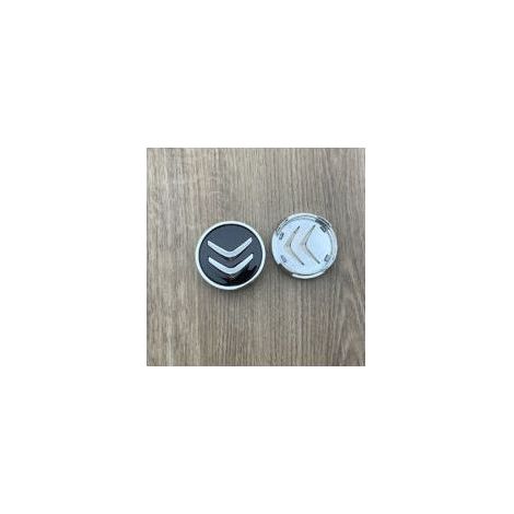Enjoliveurs de roue de 60 mm pour Citroën C1, C2, C3, C4, Picasso, Aircross et Elysée. Étanches et anti-poussière, ils protègent les jantes. Couleur : noir. (1/2)