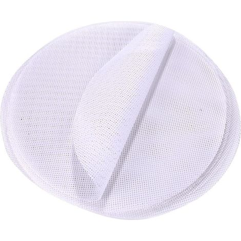 POPETPOP 20pcs Tapis à Raviolis Ronds en Silicone Réutilisable Antiadhésif pour Cuisson Vapeur, Coussins de Vapeur Blancs, Adaptés aux Dim Sum et Gâteaux de Riz, Usage Professionnel'-'- (1/5)