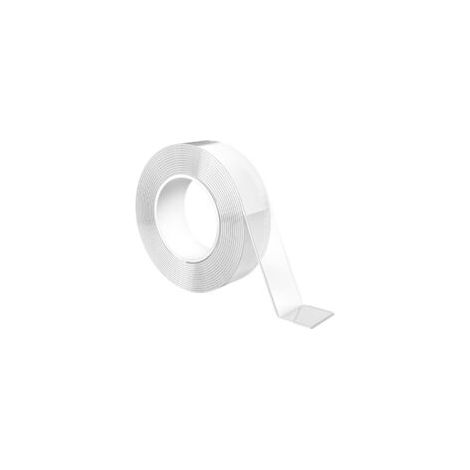 Extra starkes doppelseitiges Klebeband, transparentes doppelseitiges Klebeband, waschbares und wiederverwendbares Nano-Klebeband, 3 Meter - Crezuo (1/4)