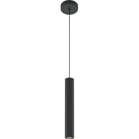Lampada sospensione moderna nera tubo GU10 6W Maytoni (1/5)
