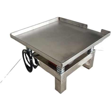 35 CM 35 CM Petite Table de Vibration en béton Banc d'essai de Vibration Bloc d'essai Plate-Forme de Vibration Test Acier Inoxydable 3000 TR/Min (1/5)