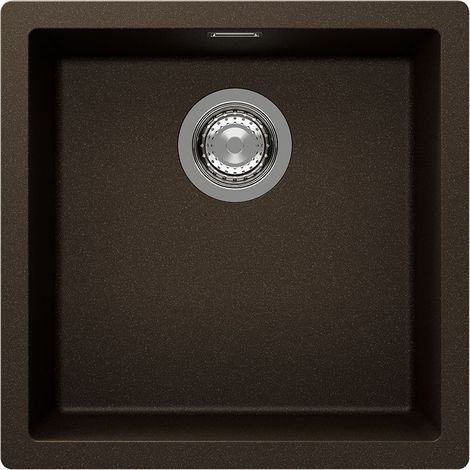 SCHOCK Einbaubecken Cristadur KAIA N-100 A Bronze Exzenterbedienung (1/2)