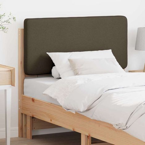 Gepolstertes Kopfteil mit Kopfteil Braun und Taupe 75 cm