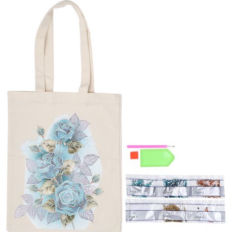Diamond Painting Bag DIY Diamond Painting Tools Kit Handbag Shopping Bag for Home School BB008 (1/5)