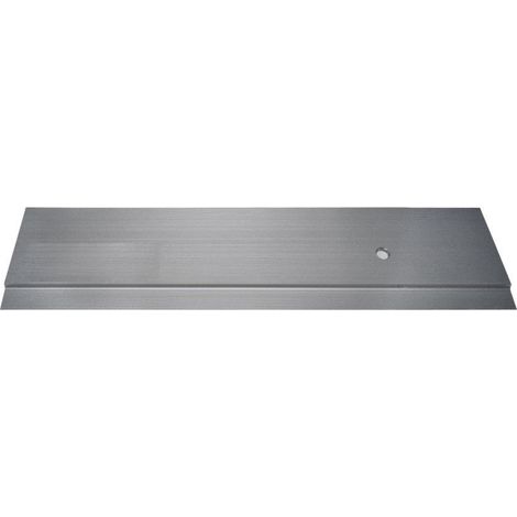 Perfil Aluminio 2-5-8 mm altura 2mm alt. 50mm anch. 2m larg. Taladrado -