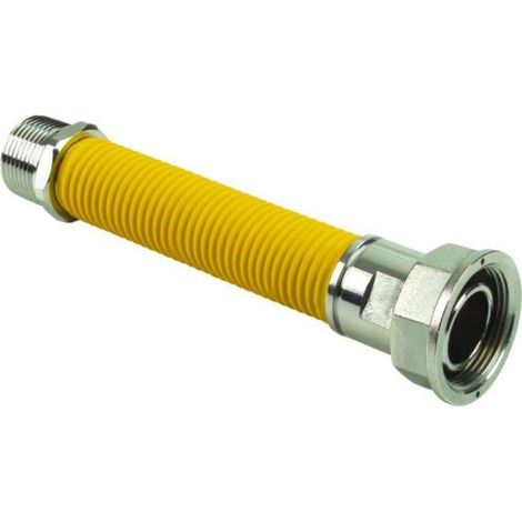 Connettore per contatore gas flessibile estendibile con guaina isolante 130-220 1"1/4 f x 1"m