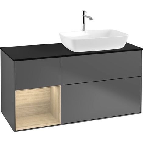 Villeroy & Boch G802PCGK Meuble sous-lavabo Finion G80 (1/2)