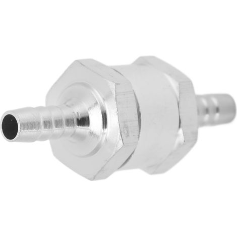Clapet Anti-Retour Unidirectionnel en Alliage d'Aluminium Universel pour Carburant Essence Gasoil Diesel Eau 6mm/0.24in (1/5)