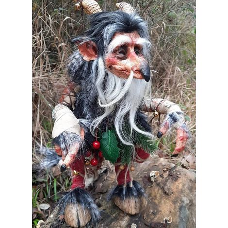Nain De Jardin - Sculpture En Résine Décorative Pour Extérieur Et Intérieur - Ornement Mystérieux Thème Fantaisie - Lot De 4 (1/5)